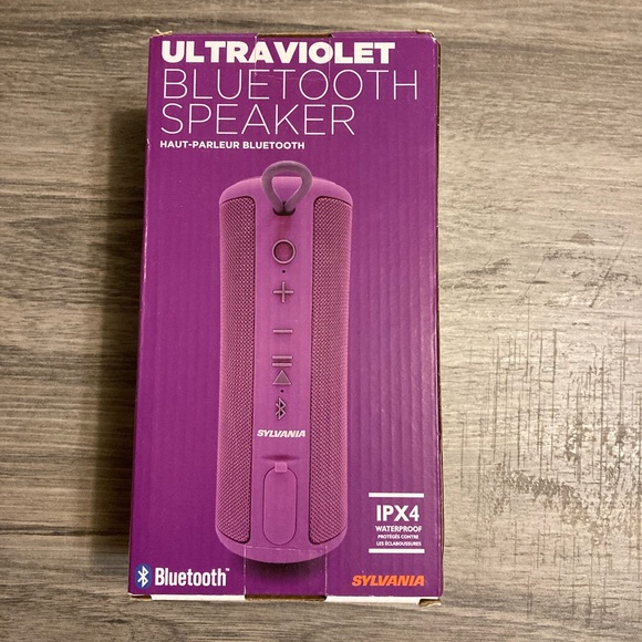 Sylvania Other - Sylvania Ultraviolet Bluetooth Speaker